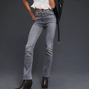 MOTHER The Pixie Dazzler Ankle Fray Jeans